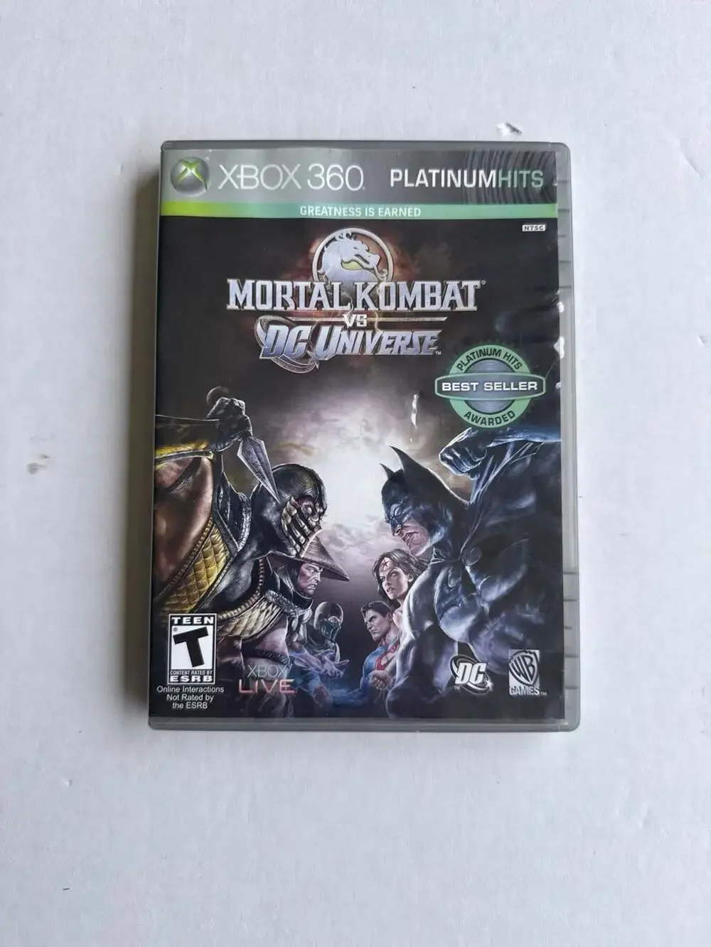 Mortal Kombat vs. DC Universe Platinum Hits - Xbox 360 CIB